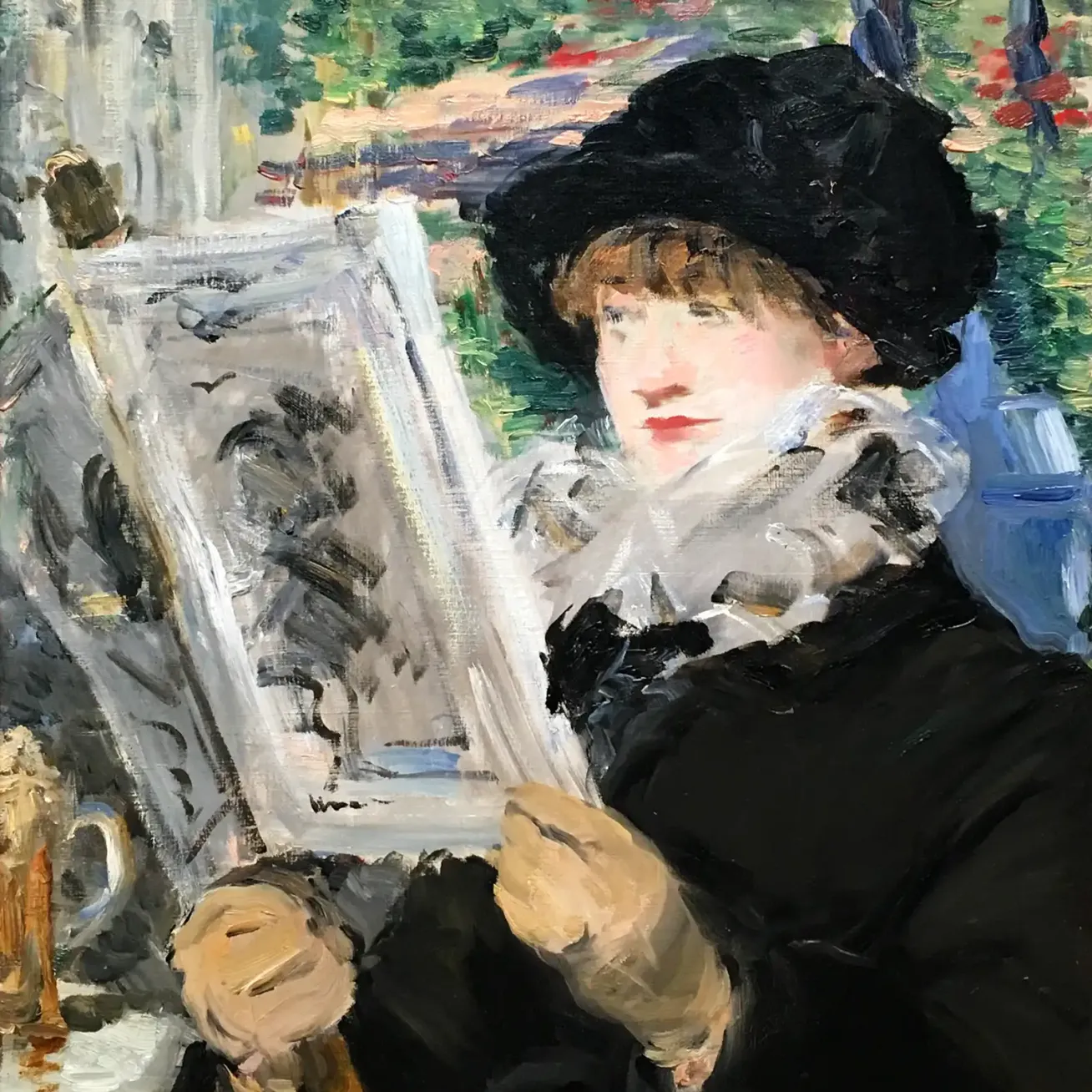 Эдуард Мане — Читающая женщина, 1879-1880 (холст, масло)